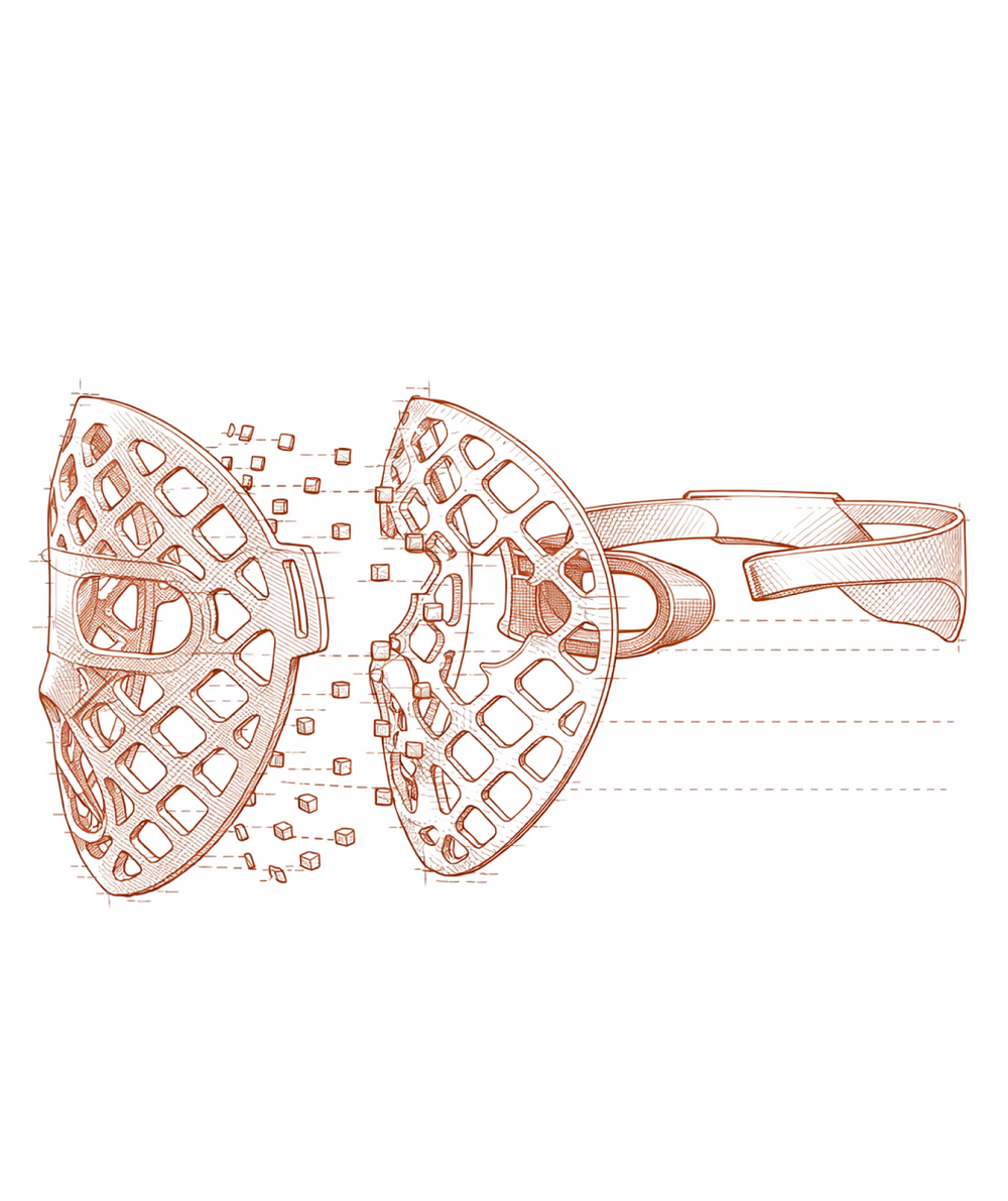 Máscara facial LED SkinGrid 